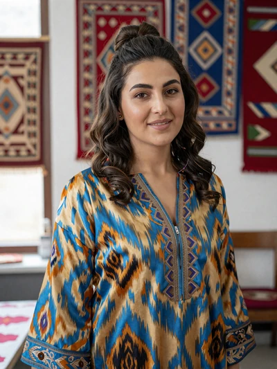 Zarina, 31, Tajikistan - Textile artisan carrying on her grandmother's suzani embroidery tradition. Loves Persian calligraphy and hosting chai gatherings. Ready for a lifelong partnership.