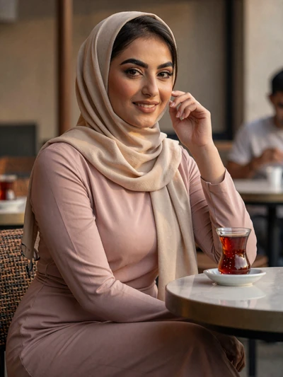 Salma, 24, Yemen - Business student who dreams of opening a bakery. Warm-hearted, creative, and deeply connected to her Yemeni roots. Seeks a respectful partner.