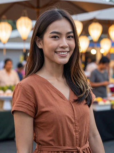 Nong, 29, Thailand - Hotel concierge who speaks English, Thai, and conversational Mandarin. Patient and kind communicator.