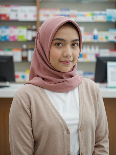 Azizah, 27, Brunei - Pharmacist who volunteers at community health clinics. Loves baking traditional Bruneian desserts and dreams of building a loving family.