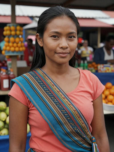 Rosa, 29, Timor-Leste - Agricultural cooperative manager from Bobonaro district. Expert tais weaver who learned from her grandmother. Looking for a partner who respects tradition.