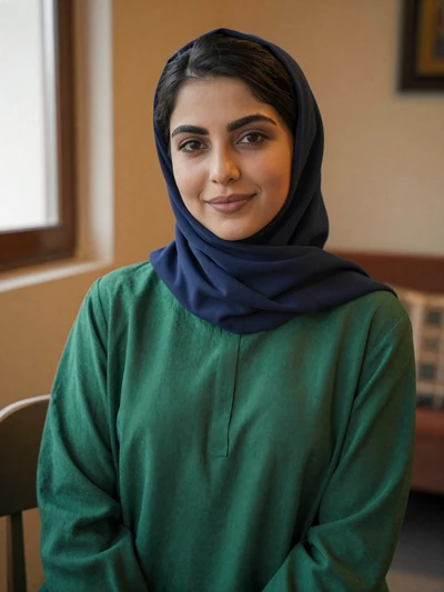 Amina, 26, Yemen - Elementary school teacher who loves Arabic calligraphy and poetry. Family-oriented and seeking a kind, honest partner for a lifetime.