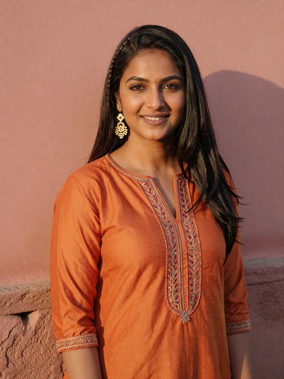 Roshni, 26, India - Interior designer and Rajasthani folk art lover. Seeks a partner who values tradition, adventure, and building a loving home.