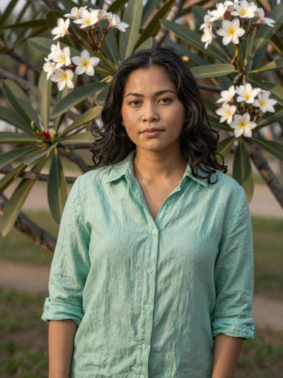 Chansouk, 31, Laos - Nurse at the provincial hospital who volunteers at the local temple. Values honesty, patience, and building a strong family foundation.