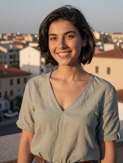 Lusine, 26, Armenia - Graphic designer and amateur violinist. Loves exploring Yerevan's art scene and cooking her grandmother's lavash bread recipe. Seeks genuine love.