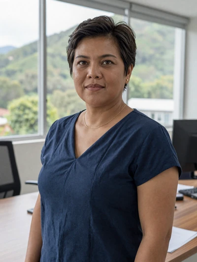 Domingas, 34, Timor-Leste - NGO project coordinator from Manufahi district. Passionate about women's empowerment and preserving Timorese traditions. Ready for a meaningful partnership.